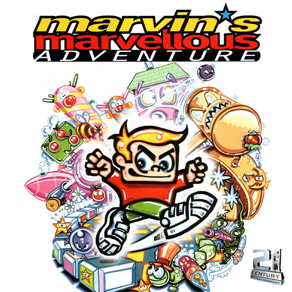 Marvin's Marvellous Adventure box art for Amiga CD32
